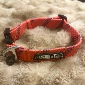 Arcadia Trail Dog Collar Size Large in Coral